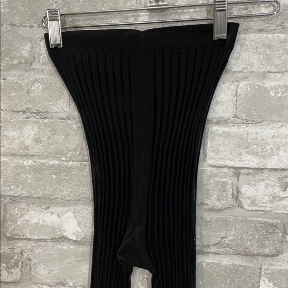 Wolford Black Textured Leggings - Picture 3 of 8